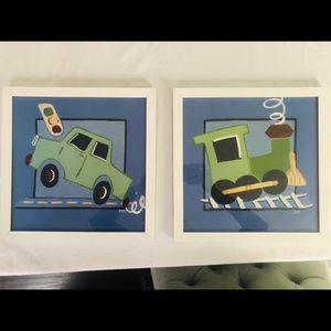 Set of 2 Pictures for kids room